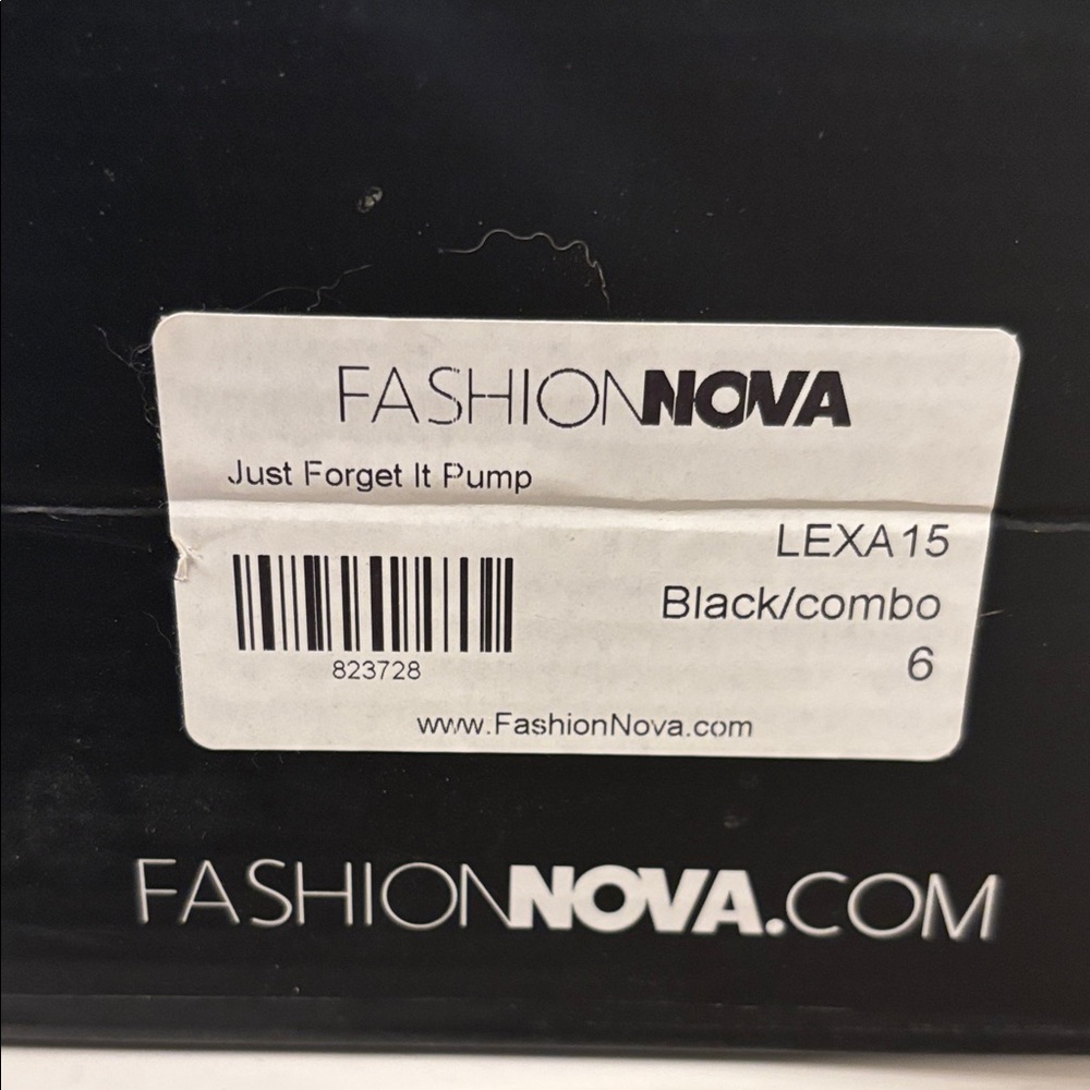 Fashion Nova Black Textured Heels - Picture 5 of 5
